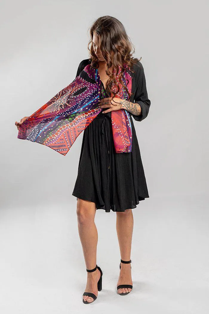 Leaders Rectangle Chiffon Scarf